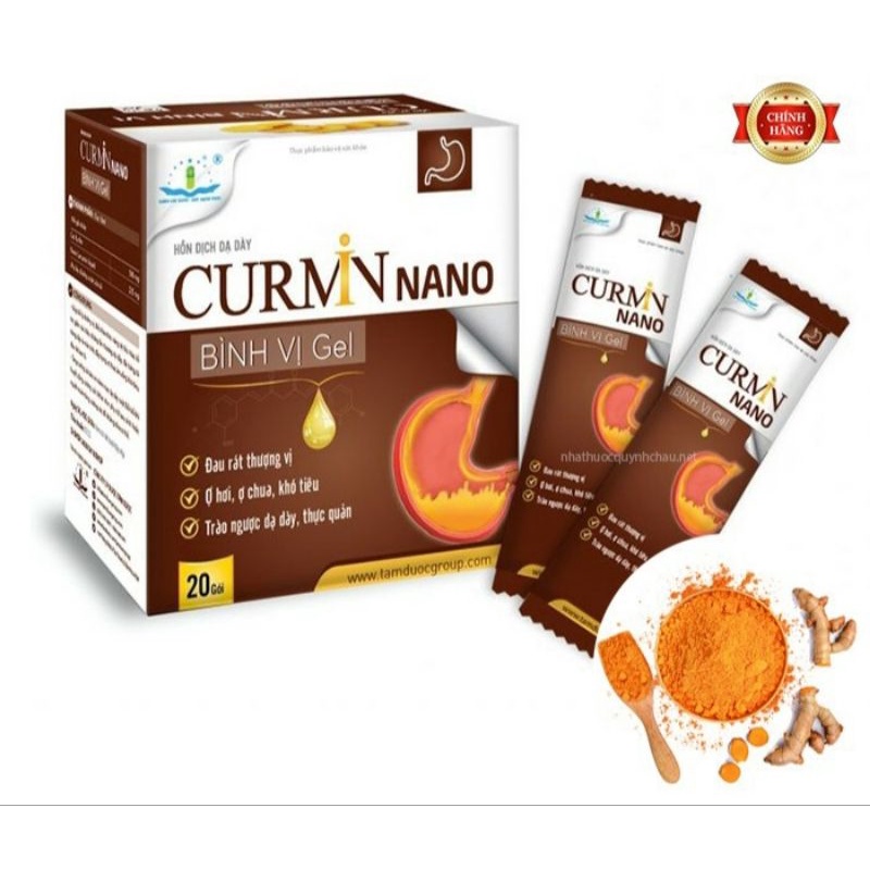 Cốm dạ dày Curmin Bình vị Cat cơn đau dạ dày nhanh chóng hộp 30 gói