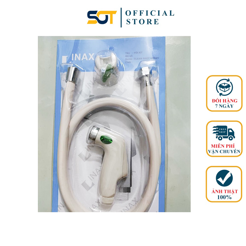 Vòi xịt Inax, vòi xịt vệ sinh nhựa vòi xịt TĂNG ÁP cao cấp bền đẹp