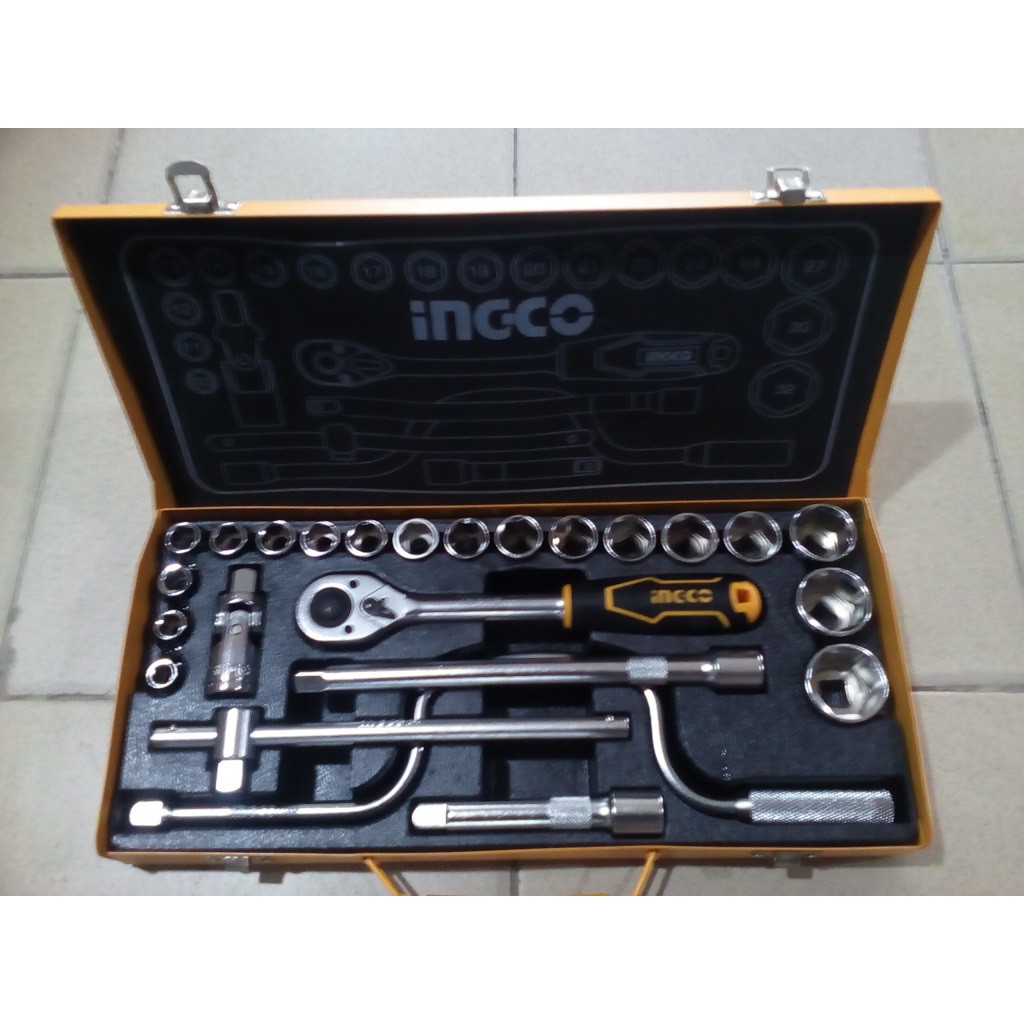Bộ 24 cái đầu tuýp (1/2inch) Ingco HKTS0243