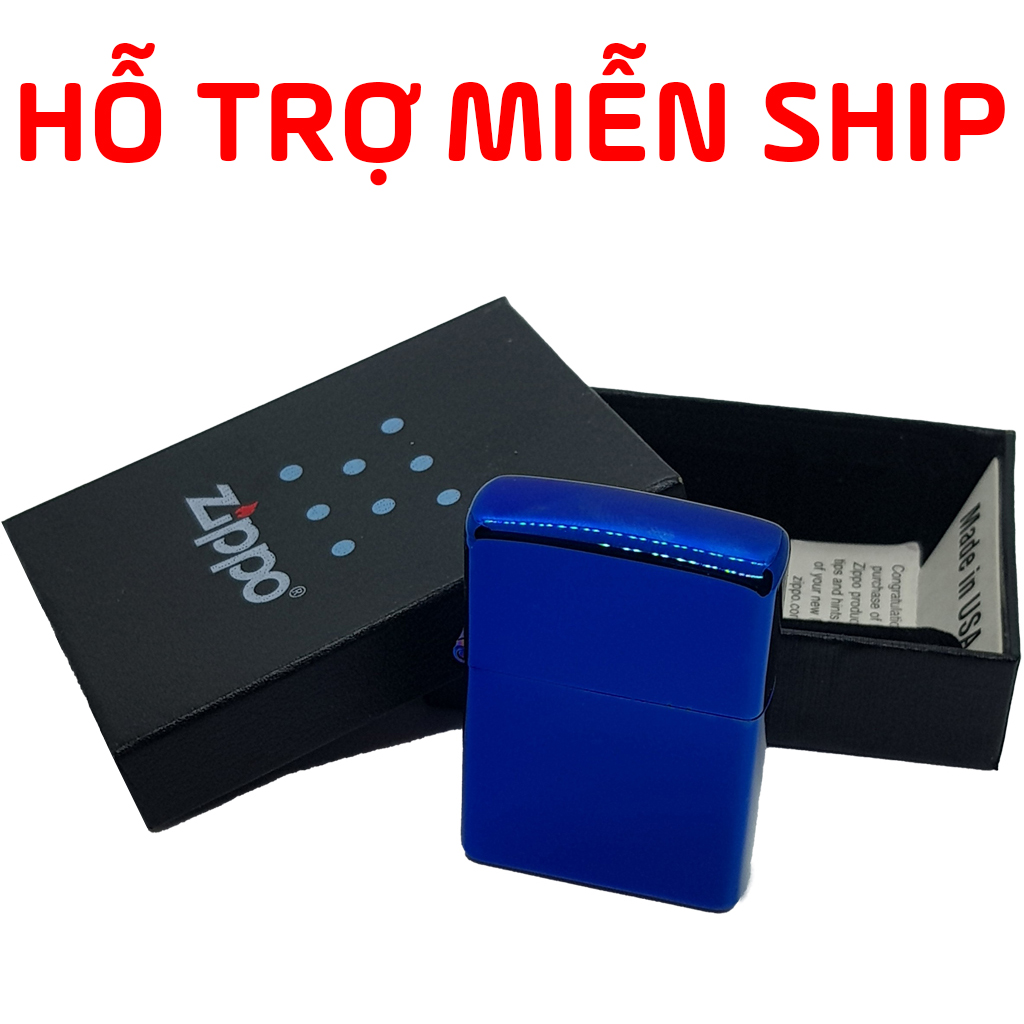 Bật Lửa Zippo Mỹ Xanh Sapphire B-17