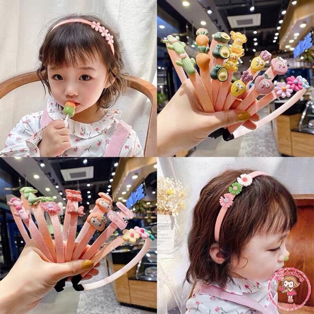 Bờm cài tóc đáng yêu cho bé