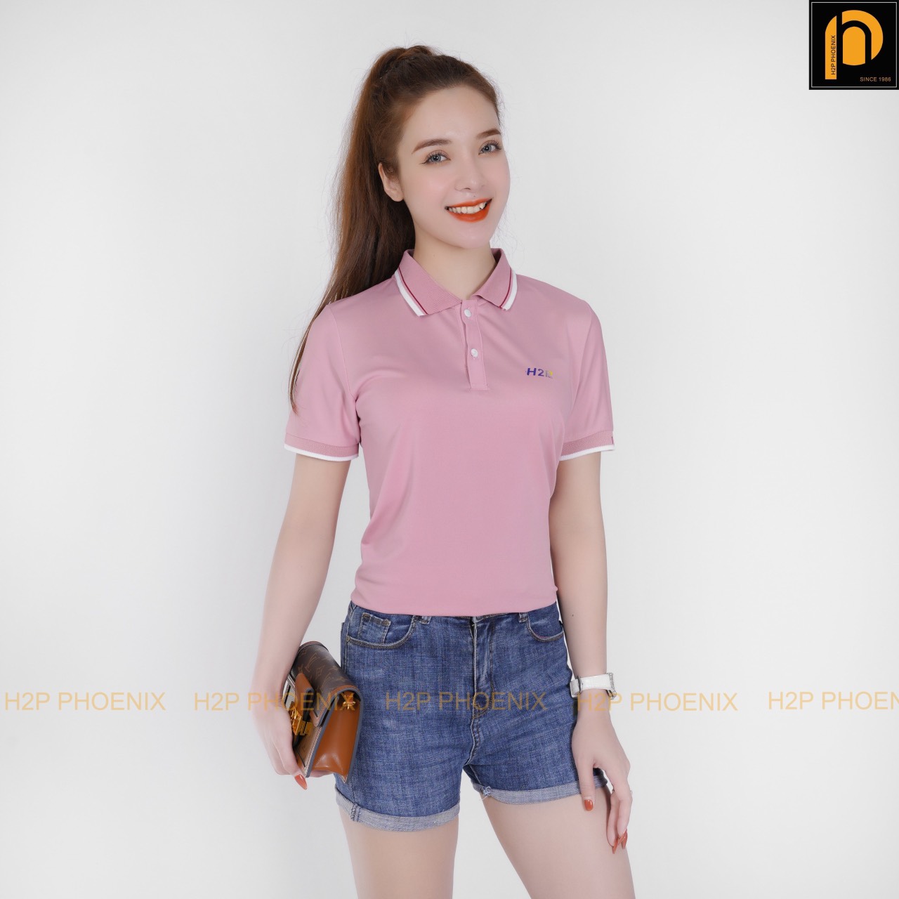 Áo polo nữ, áo thun polo nữ chất vải cá sấu cotton