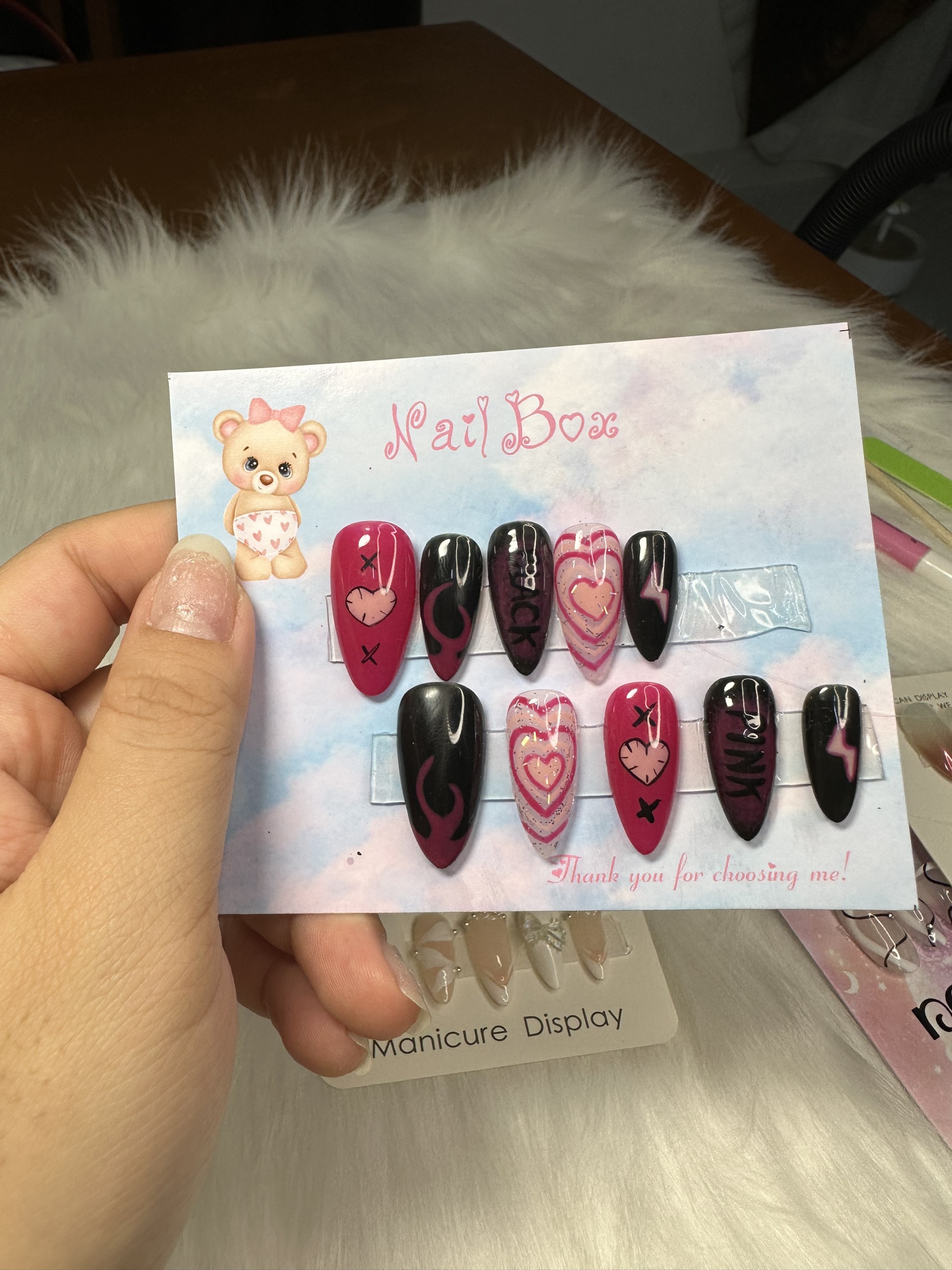 Nailbox (móng giả) thiết kế chất lượng kèm Keo (10 móng)