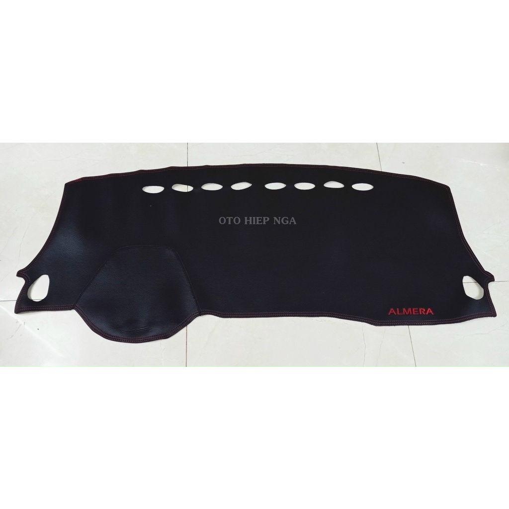 Thảm taplo xe Nissan Almera 2021 - 2022 Vân Da Cao Cấp 3 Lớp Chống Trượt