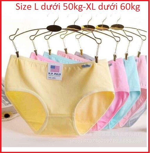 Sét 10 quần lót xuất mỹ h.p pulo cao cấp chất đẹp mềm mịn 2 size
