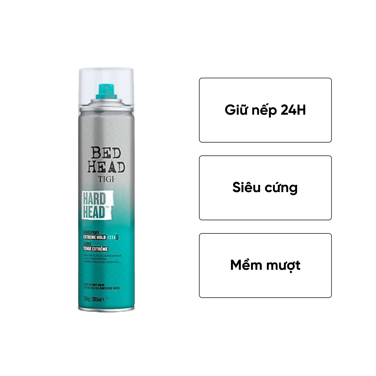 [Chính Hãng] Gôm Xịt Tóc TIGI BED HEAD EXTREME HOLD 385ML