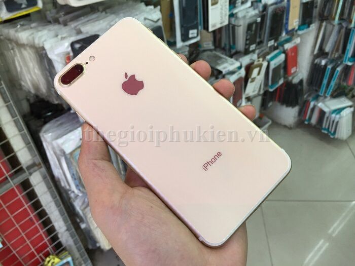Tấm dán kính cường lực mặt lưng iPhone 7 Plus mô phỏng iPhone 8 Plus