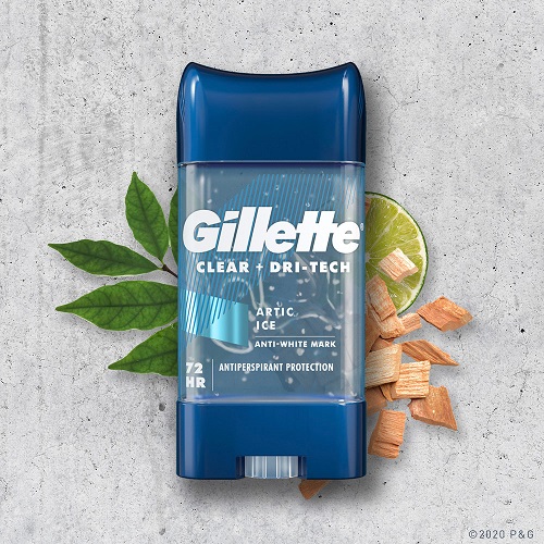 Lăn Khử Mùi Nam Gillette Clear Gel 107gr