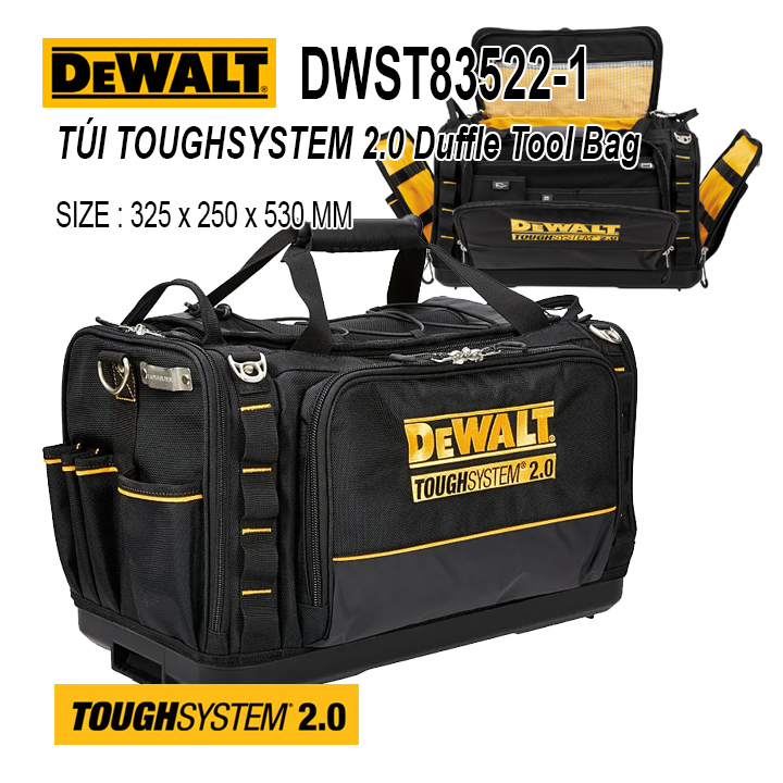 Túi đựng đồ nghề chống thấm nước 22 inches đế chống mòn dewalt dwst83522-1 toughsystem 2.0