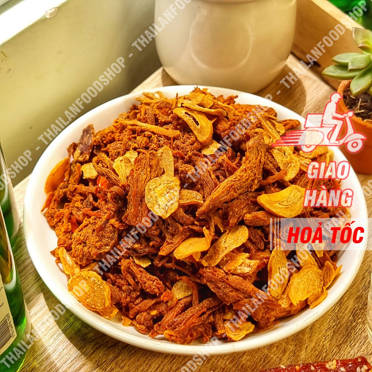 Khô Heo Cháy Tỏi - Hộp 500gr