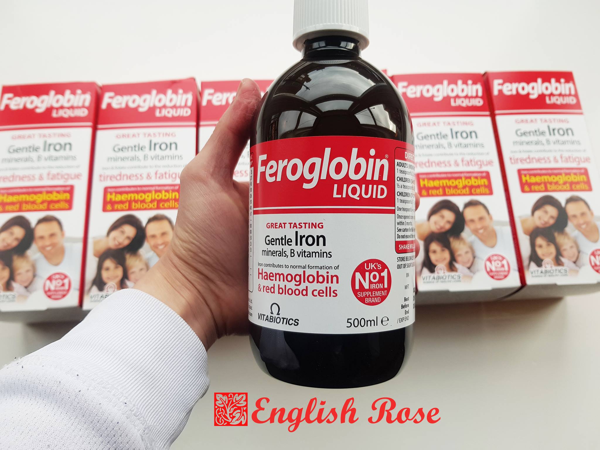 Bổ sung sắt dạng siro Feroglobin 500ml