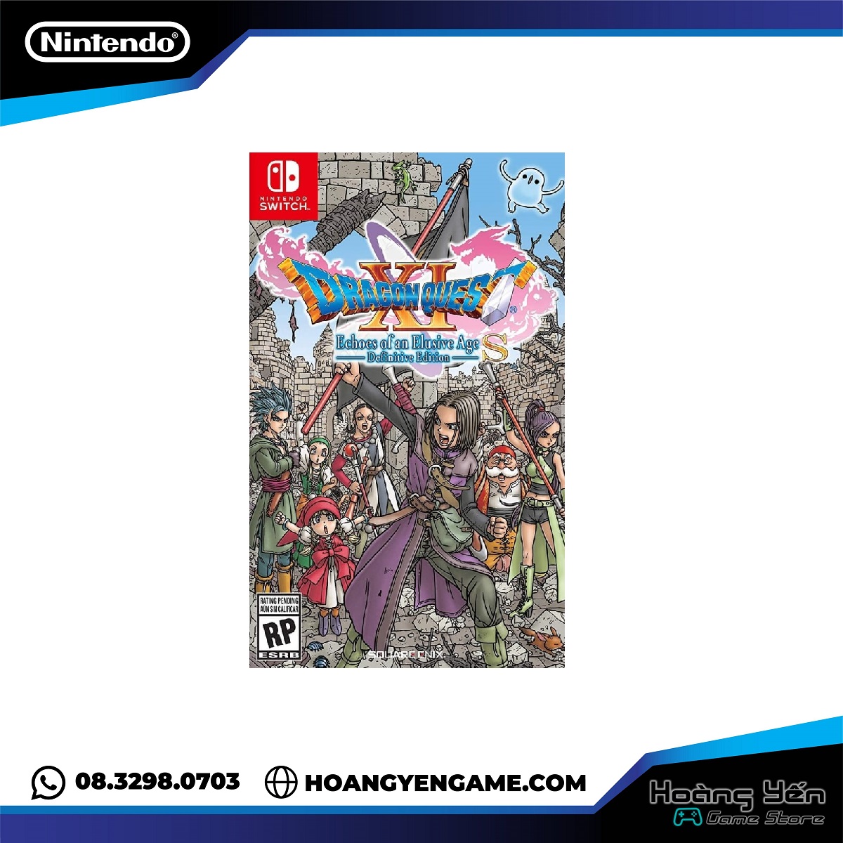 Thẻ game Dragon quest XI S : Echoes of an elusive age - Definitive edition Nintendo Switch