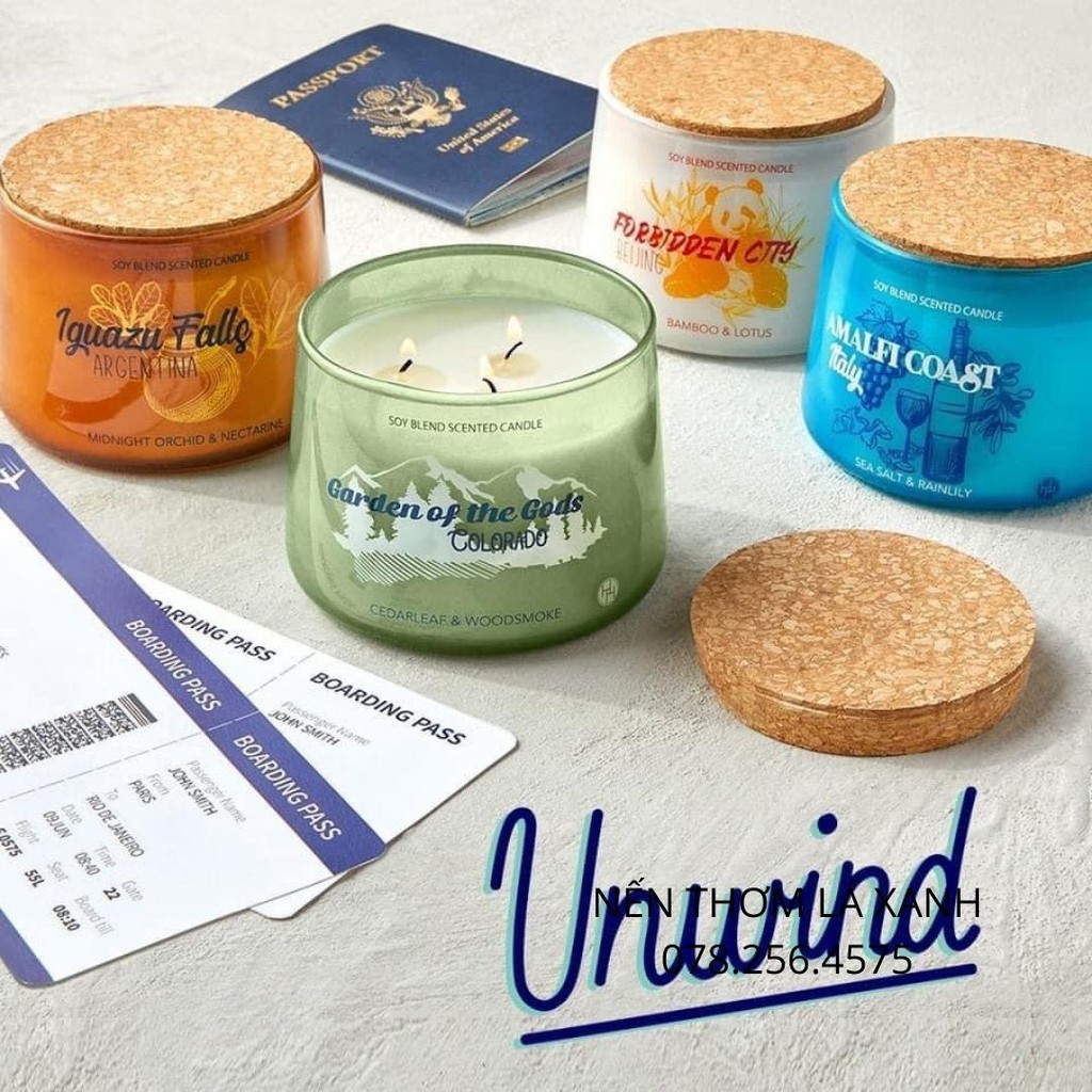[HCM]Nến thơm cao cấp World Collection