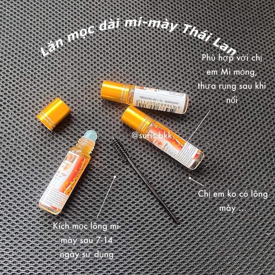 HÀNG CHUẨN Lăn dưỡng dài mi mày Genive Thái Lan
