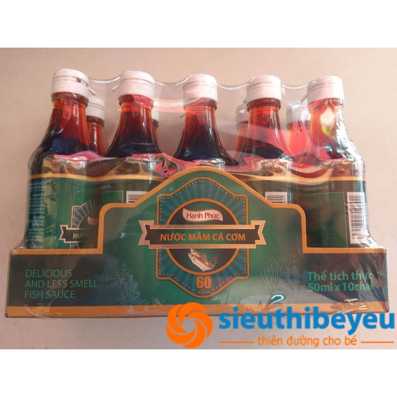 Nước mắm Hạnh Phúc 60 độ đạm chai 250ml