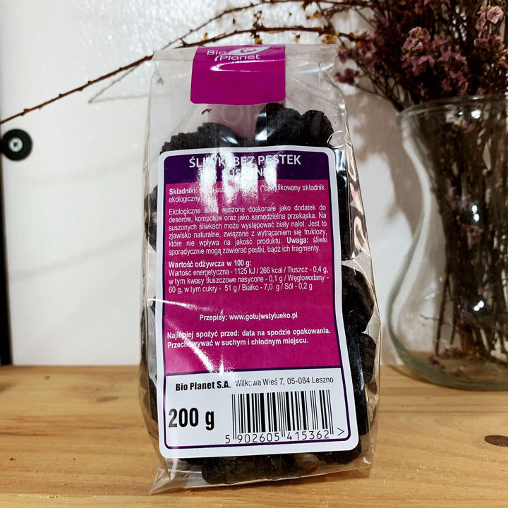 Mận sấy dẻo hữu cơ đã tách hạt Bio Planet 200g