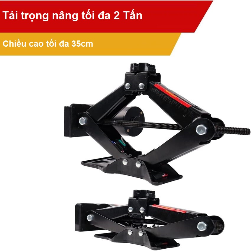 Bộ nâng kích gầm điện ô tô 12V nhãn hiệu ROGTZ TY35EJB - Hàng Nhập Khẩu