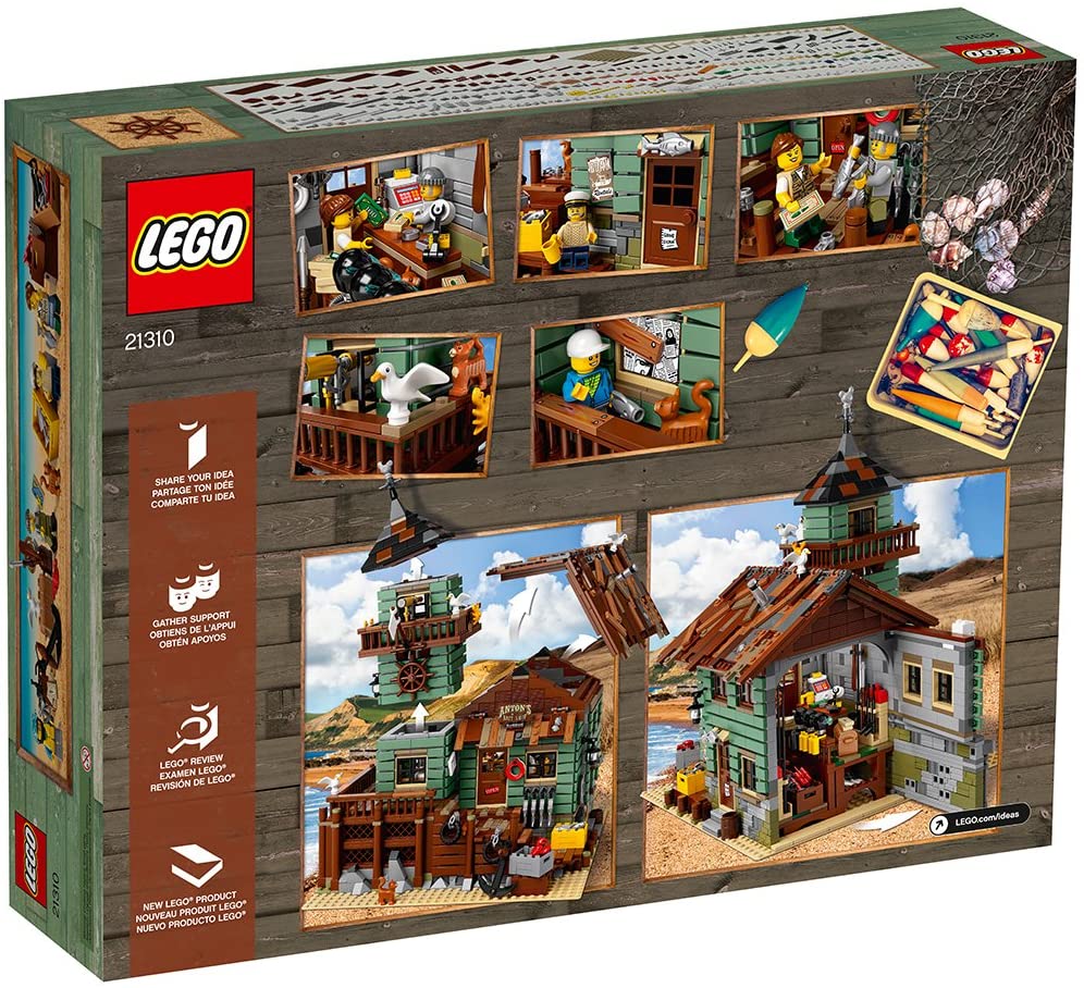 [HAPPY BRICKS] - LEGO  IDEAS - 21310 - CỬA HÀNG ĐỒ CÂU CŨ - OLD FISHING STORE