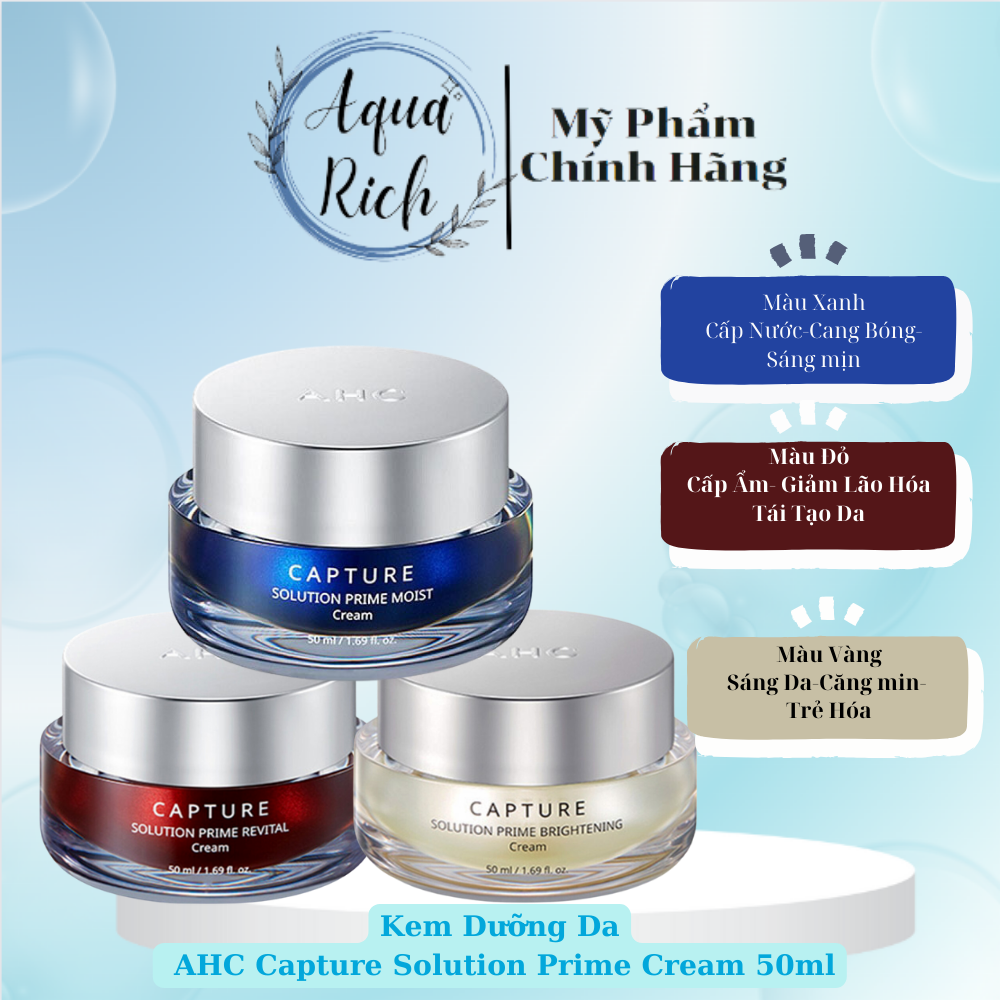 KEM DƯỠNG AHC CAPTURE SOLUTION MAX CREAM 50G ( hũ tròn )