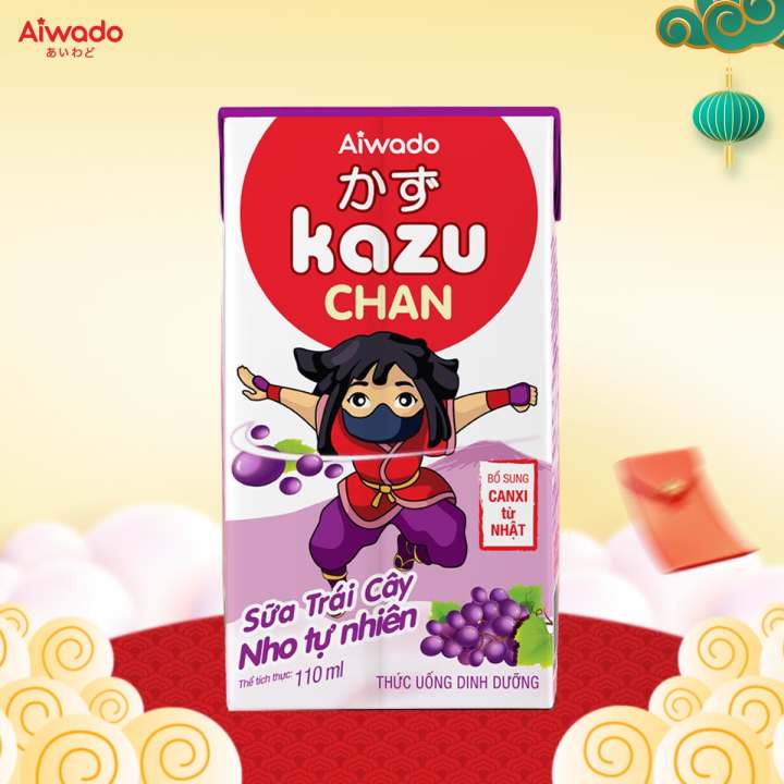 Sữa trái cây Aiwado Kazu Chan – Nho&hellip;