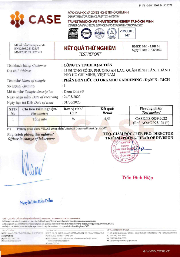 Phân đạm hữu cơ N-RICH 30 lít