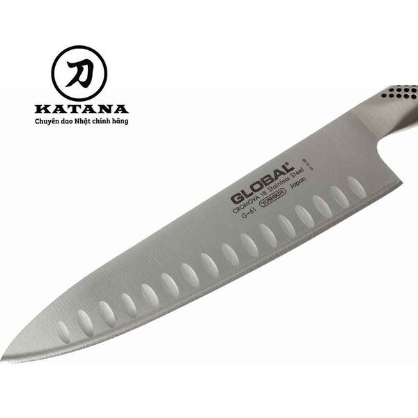 [Trả góp 0%]Dao bếp Nhật cao cấp Global G61 Chef chống dính (200mm)