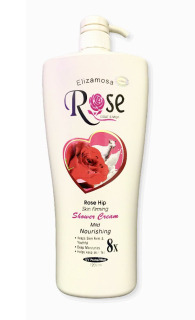 Sữa Tắm Dê Cao Cấp ngăn tia UV Elizamosa Rose 8x Goat s Milk Shower Cream 1200ml Hương hoa hồng - PYT Shop thumbnail