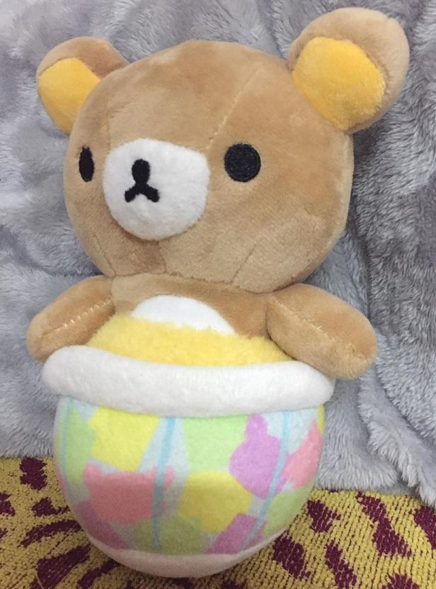 [HCM]Gấu bông Rilakkuma trong cốc dễ thương