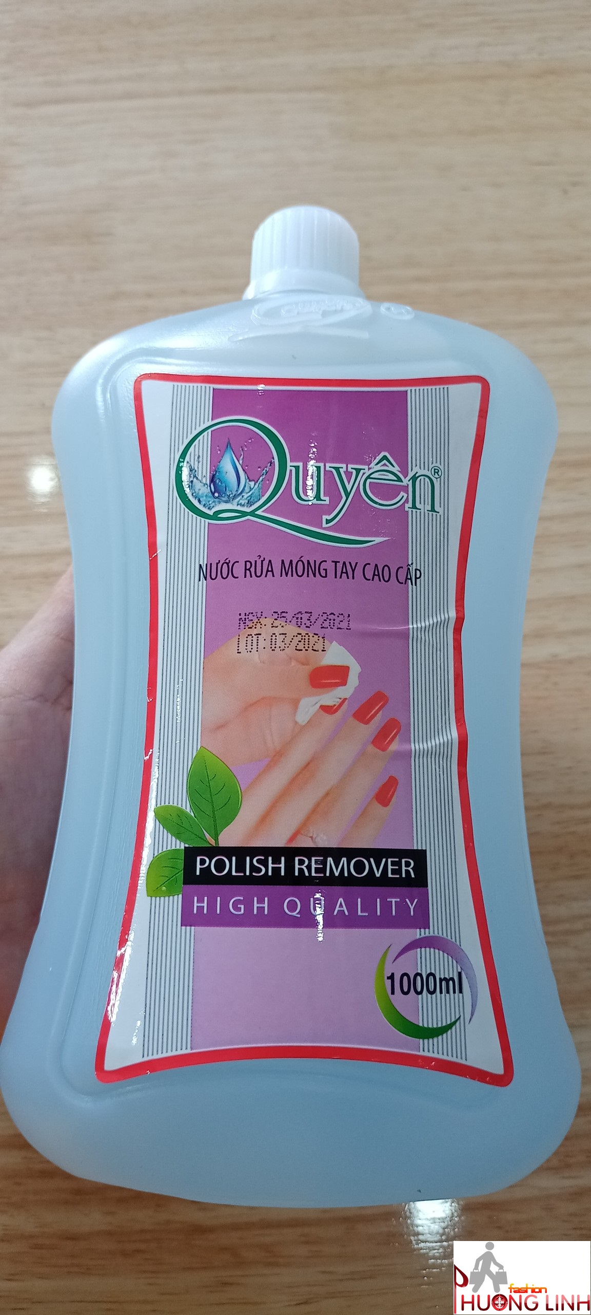 [HCM]Quyên A Nước rửa móng tay cao cấp 1000ml - PHỤ LIỆU NAIL
