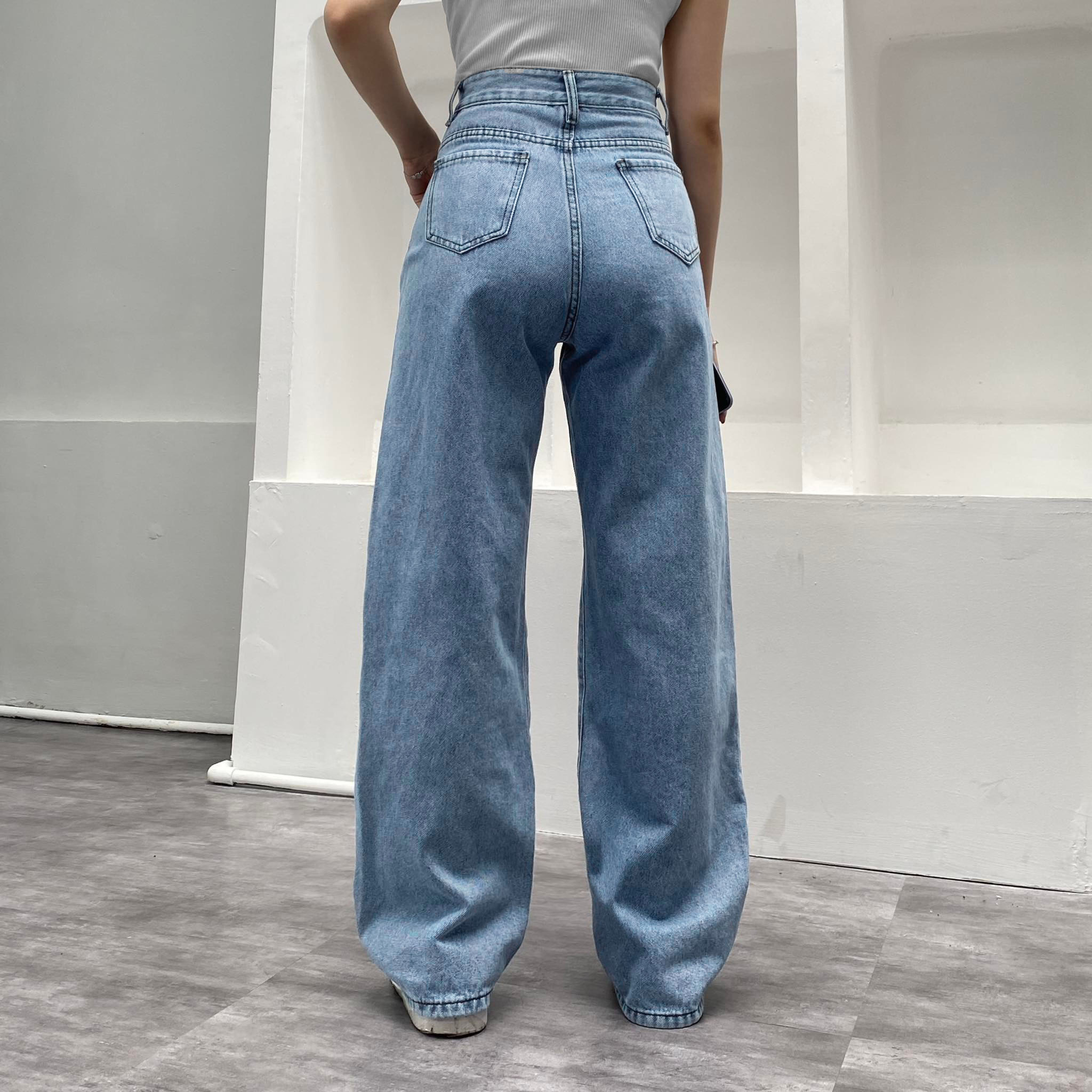 QUẦN FF INDIGO BAGGY JEANS