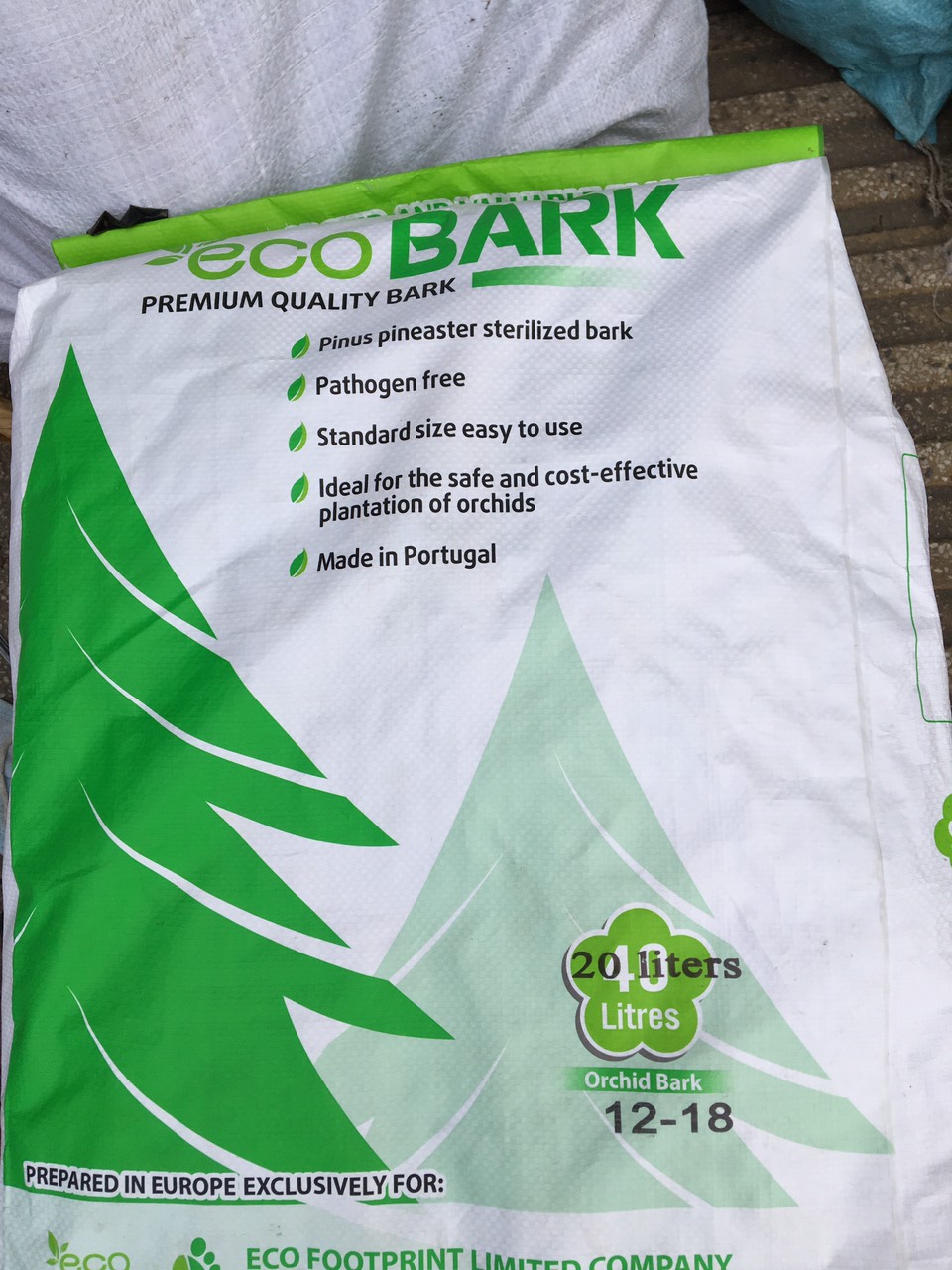 Vỏ thông nhập khẩu ECOBARK bao 40 lít các size