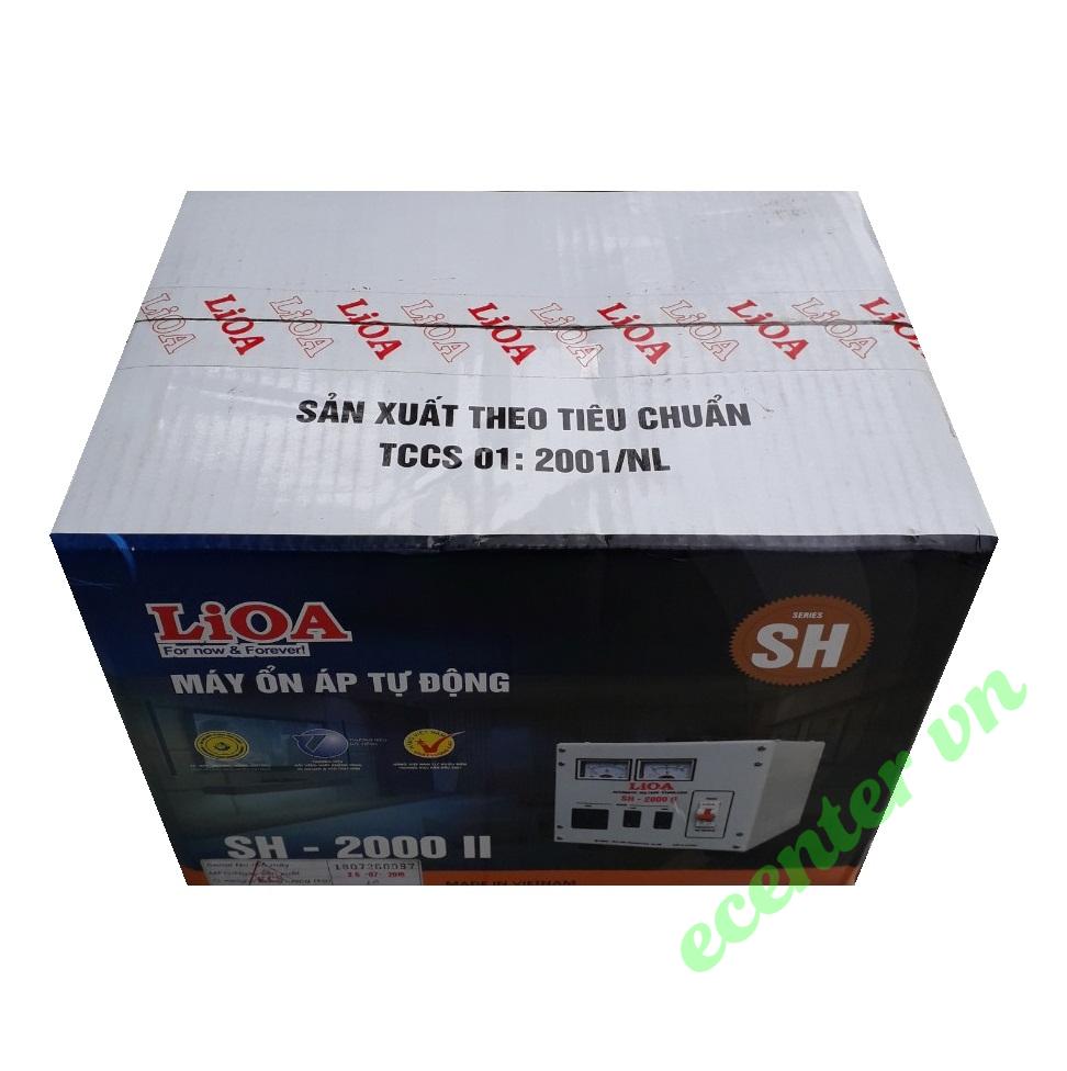 Ổn áp 1 pha LIOA SH-2000 II 2.0kVA điện áp vào 150V(130V) - 250V ( Thế hệ mới 2018 )