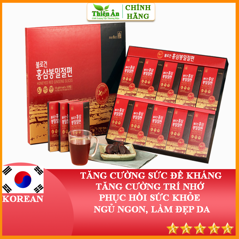 Hồng Sâm Thái Lát Tẩm Mật Ong Deadong 200g