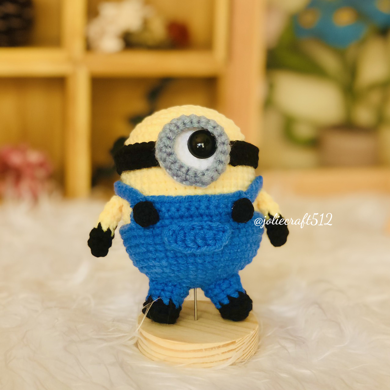 Móc khóa nhân vật Minion - Móc khóa len