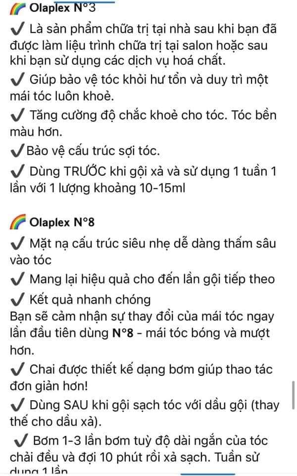 Set dưỡng tóc mini Olaplex 2 món Sephora Bill US