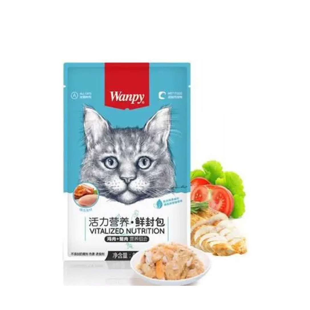 Pate Wanpy Pate cho mèo gói 80G