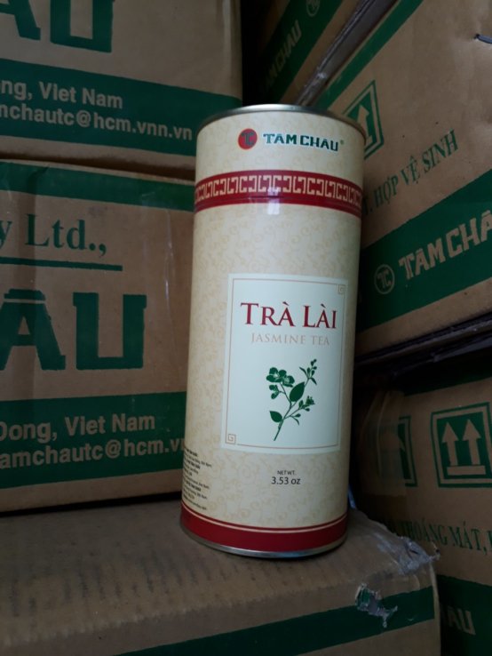 [HCM]Trà lài Tâm Châu lon giấy 100g