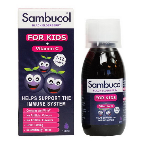 Siro tăng cường sức đề kháng Sambucol (từ 1 tuổi)