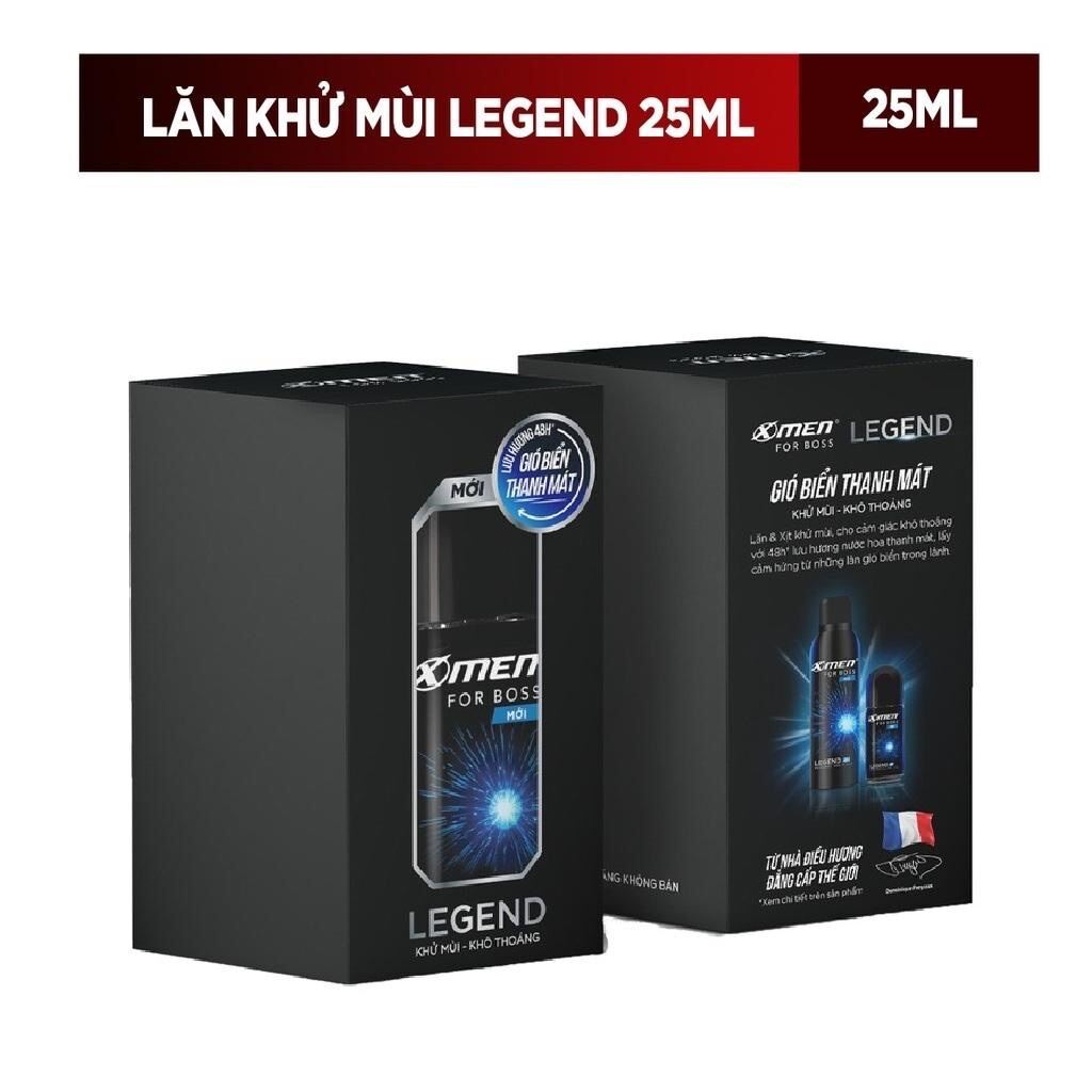 Lăn khử mùi nam X Men LEGEND 25ml