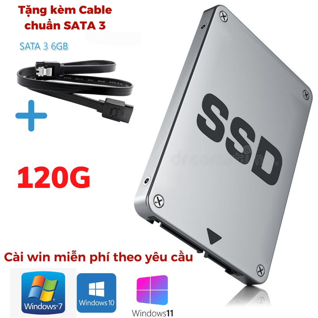 Ổ cứng SSD Kingston 120G cũ sức khoẻ tốt