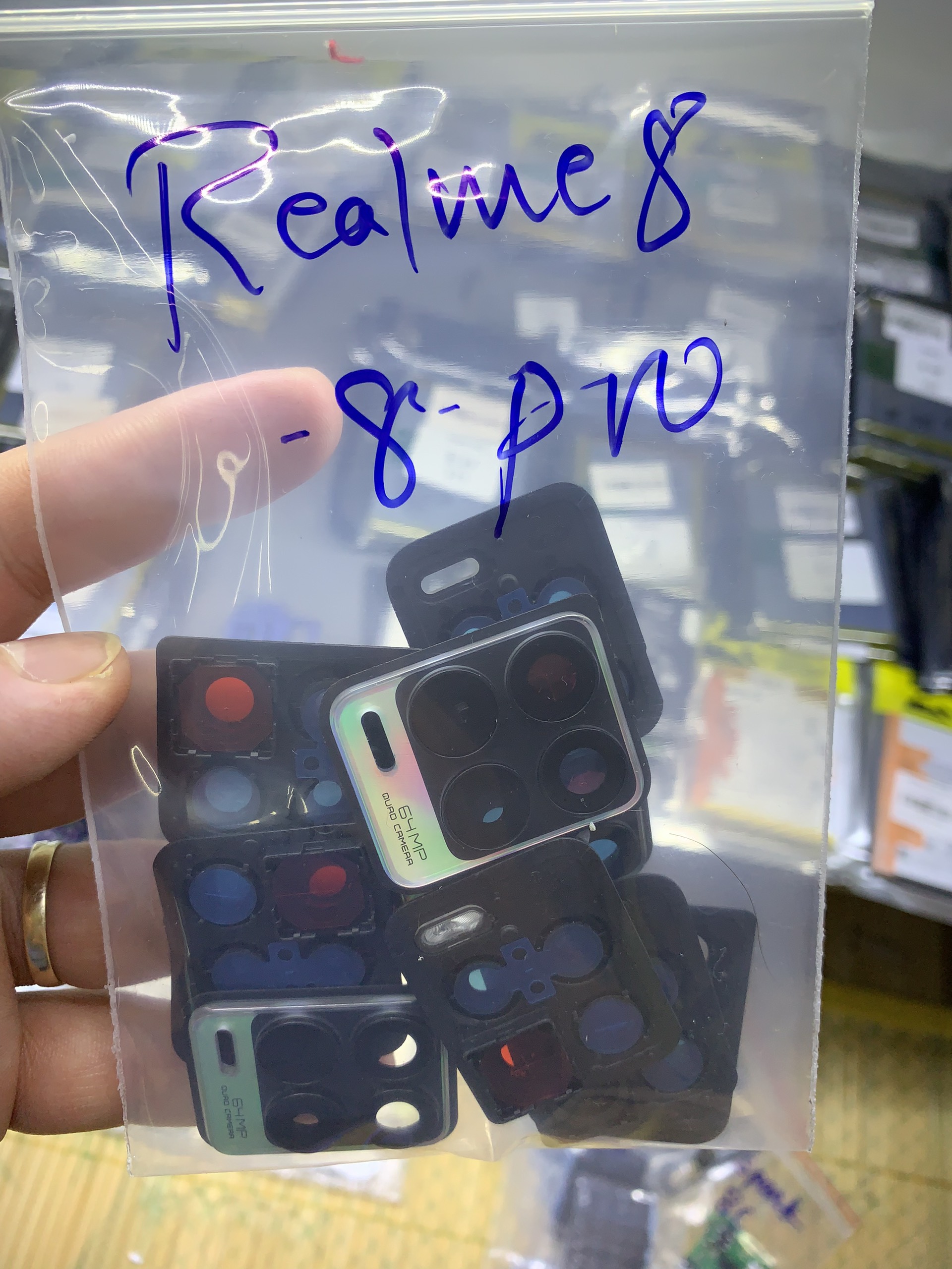 Cụm kính camera realme 8 / Realme 8 pro