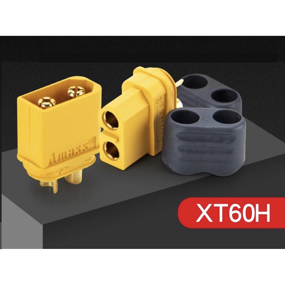 Jack Xt60  Amass Đồng Nguyên Chất, Có Nắp Che