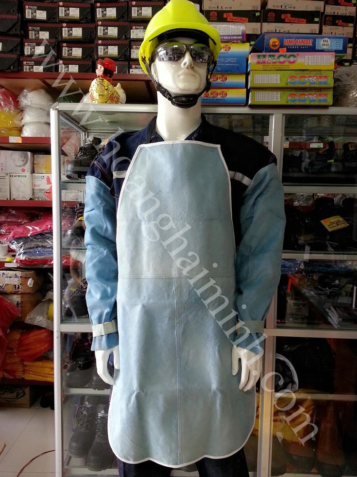 Ống tay da thợ hàn 1 mảnh - loại tốt