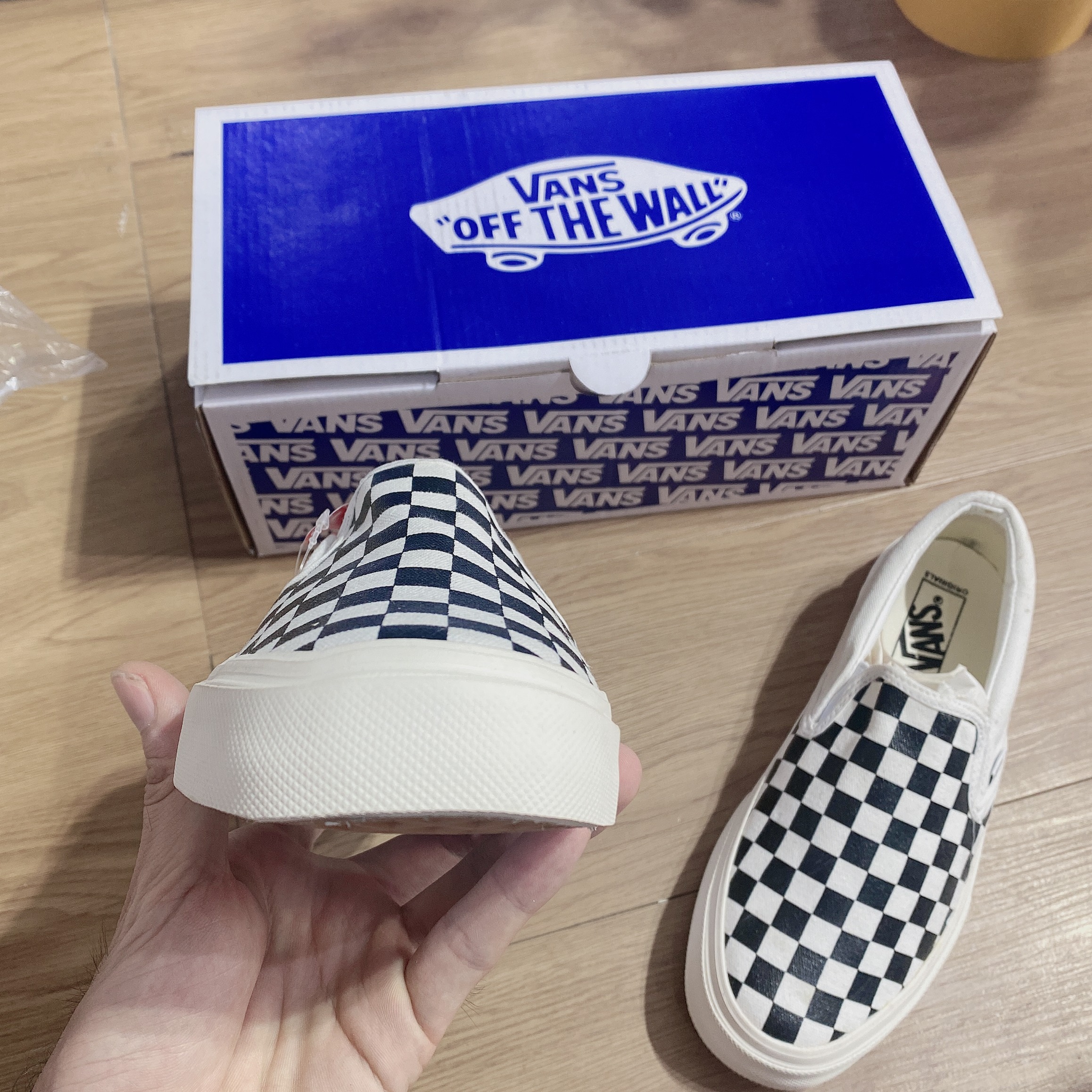 [Tặng bill + box] giày Vans caro - vans lười [ảnh thật + video]