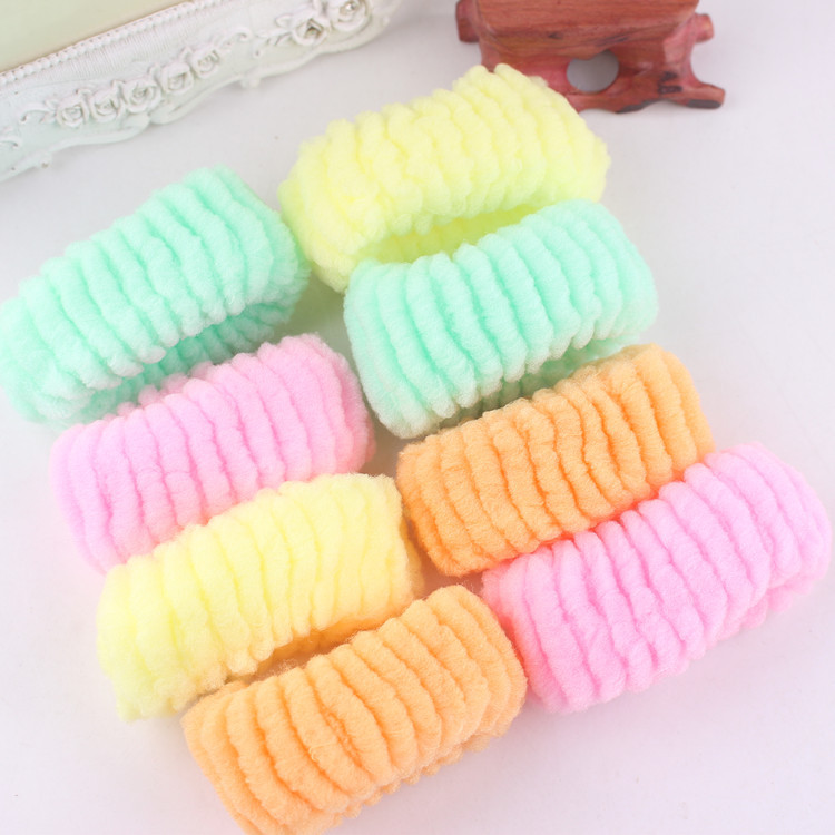 Cột tóc vải xốp trơn nhiều màu sắc rực rỡ đáng yêu CT25