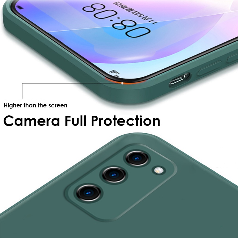 Ốp Lưng Silicon Mềm Mờ Vuông Cạnh Hình Cho iPhone 15 Pro Max 14 13 Pro Max 12 Mini 11 X XS XR 8 7 6 6s Plus SE 2020 SE3 2022 Ốp Điện Thoại Bảo Vệ Camera Sau