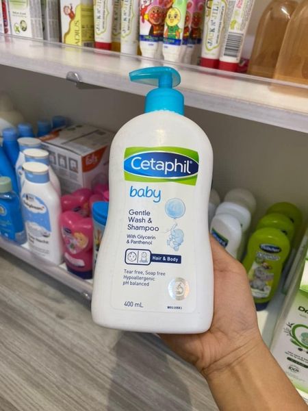 Sữa tắm gội dịu nhẹ cho bé Cetaphil Baby Gentle Wash & Shampoo 230ml/400ml