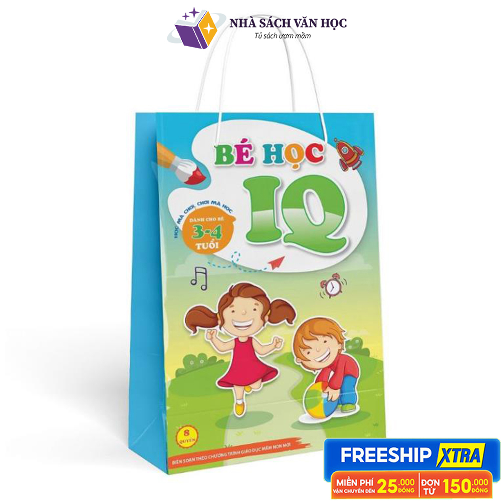 Sách - bé học iq dành cho bé từ 3-4 tuổi - sách tô màu cho bé mầm non