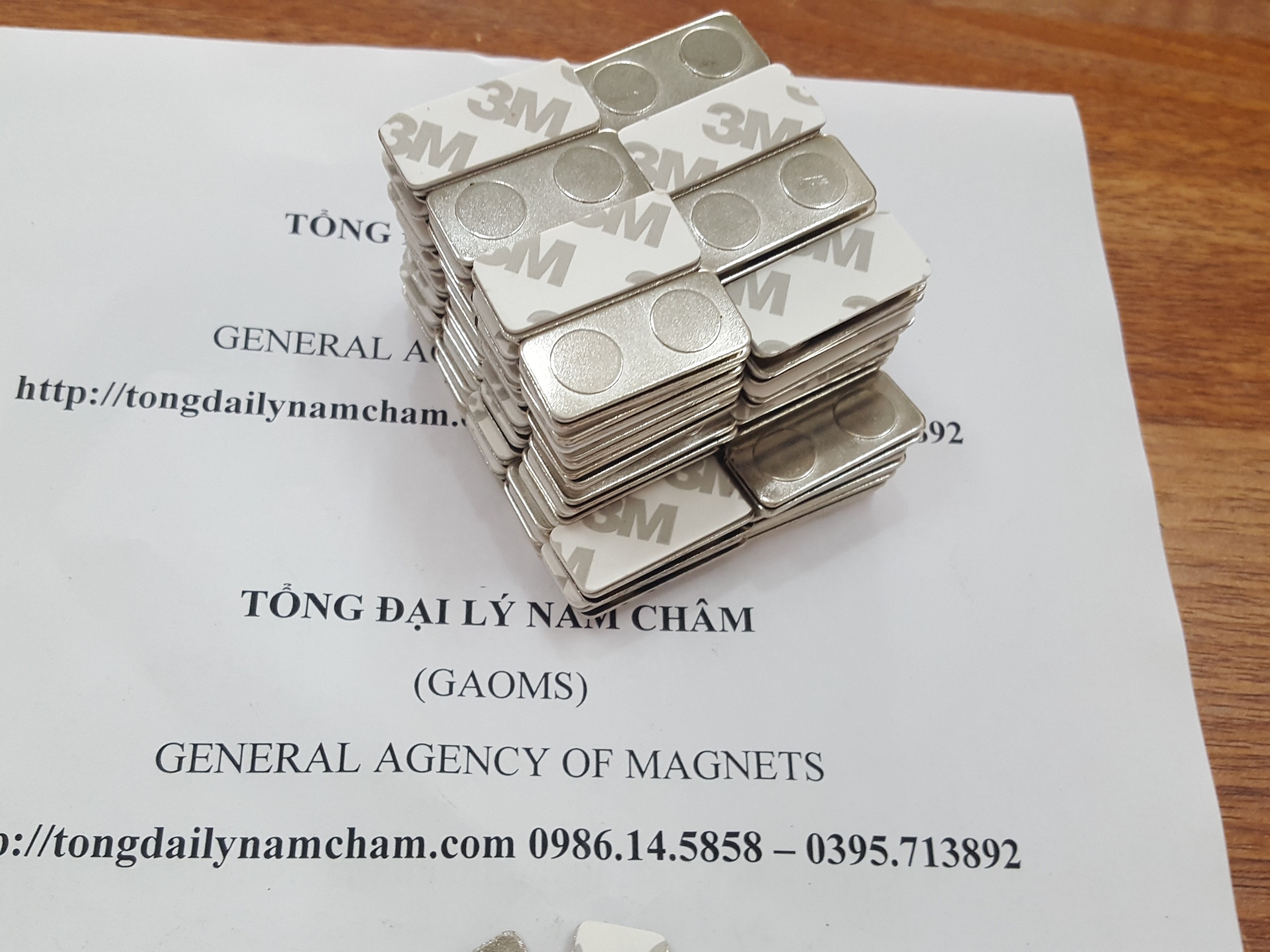 10 cái nam châm thẻ tên