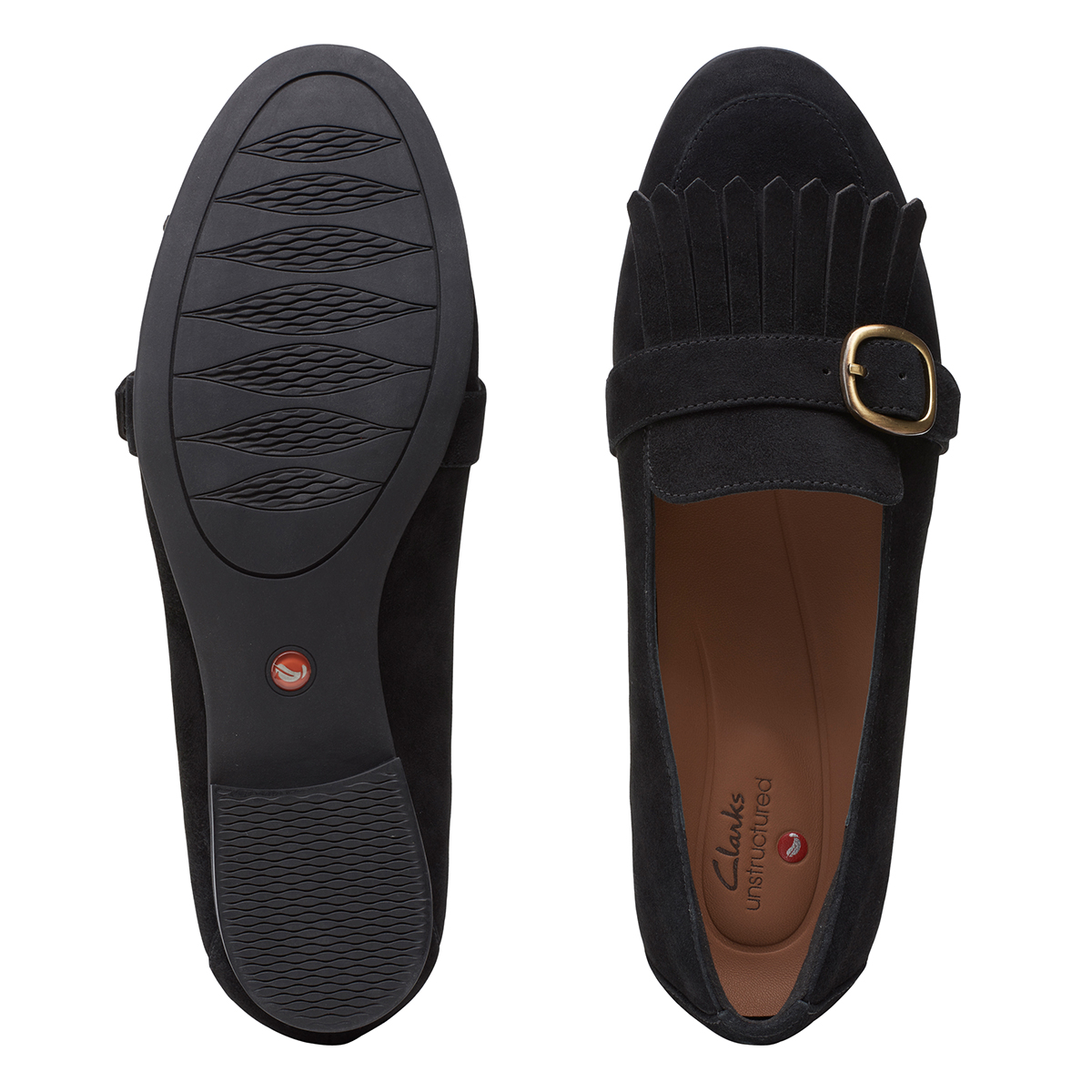 Giày Lười Da Lộn Nữ Clarks - Un Blush Fame
